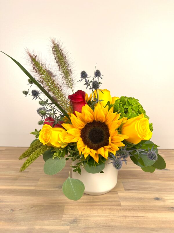 Sunflower in Pottery 'Lovely'