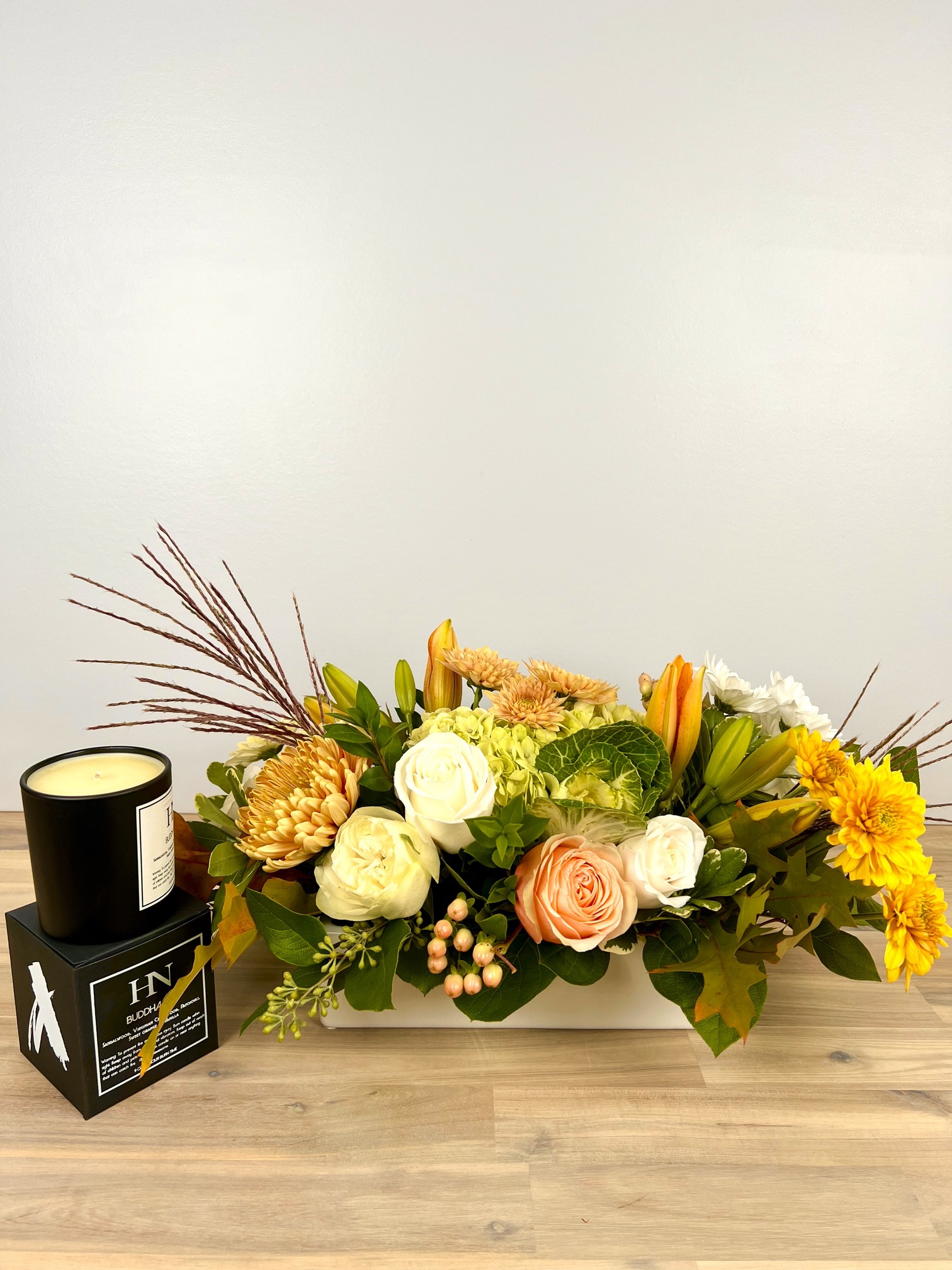 Thanksgiving centerpiece Golden Cream